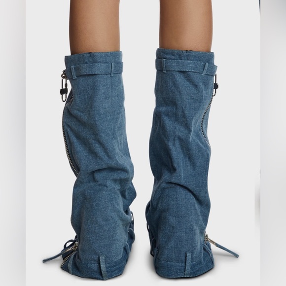 MY OWN WAY DENIM BOOTS - Picture 3 of 10